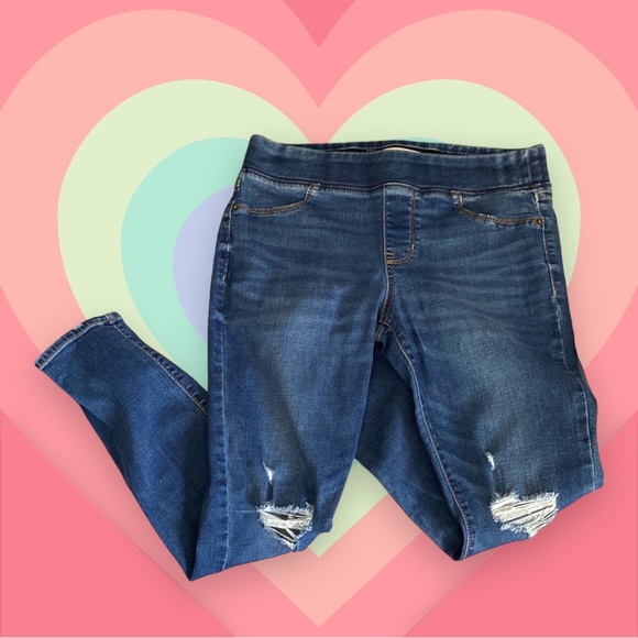 Old Navy Denim - OLD NAVY Indigo Distressed Rockstar Jeggings, Size 10 P.